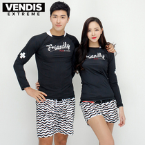 VENDISEXTREME Couple Beach Pants Men Quick Dry Plus Size Loose Surfing Women Five-point Shorts Hot Springs Swimming Tantons