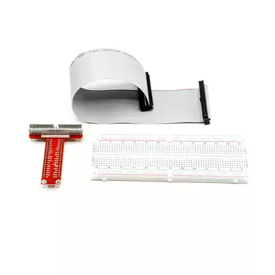 Suitable for Raspberry Pi 4 expansion board GPIO board T-shaped board 40p row line breadboard set kit