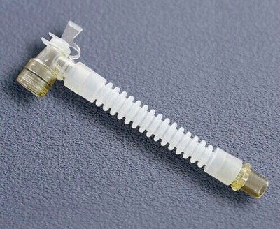 进口呼吸配件机蛇管延长管L型硅胶延长管面罩延长管 麻醉机配件