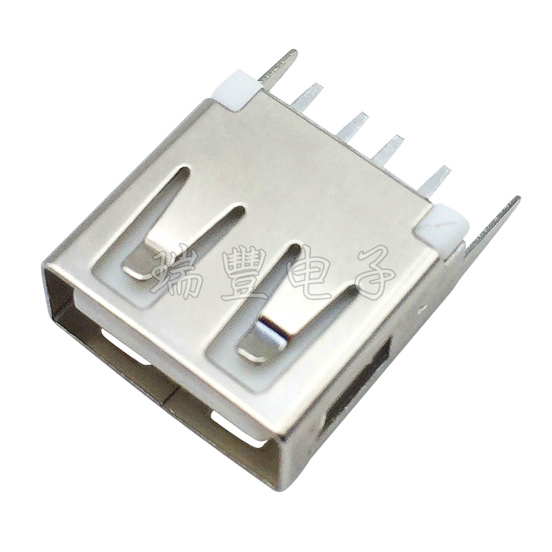 Vertical no curbside USB A type socket 13 7 mother seat A mother 180 degrees flat mouth straight foot inserted 15 0