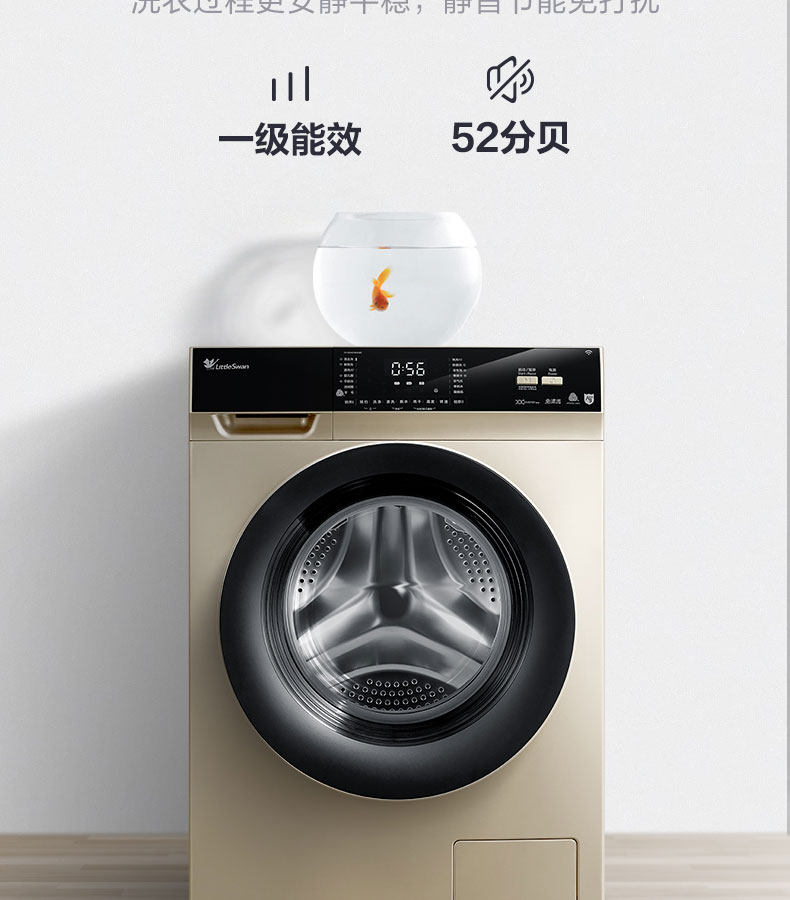 小天鹅 洗烘一体 变频 全自动滚筒洗衣机 图23