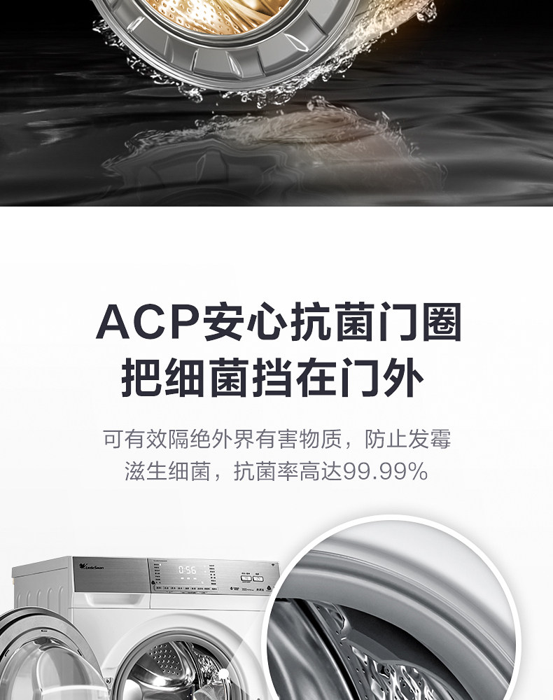 小天鹅 一级能效 滚筒洗衣机 10kg 图20