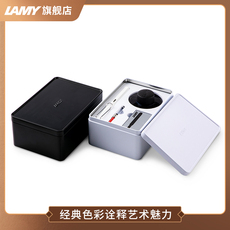 Ручка перьевая lamy/凌美钢笔礼盒 safari狩猎系列黑白双色金属套装 正姿钢笔情侣签字笔男士女士礼物办公送礼 小众礼物