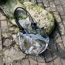 Sac à bandoulière Transparent en gelée pour femmes sac de plage étanche de grande capacité sac à main de shopping à la mode et polyvalent