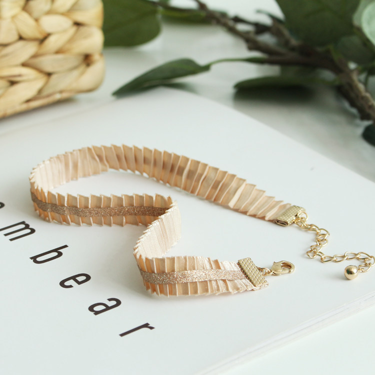 Small fresh Korean simple wild collar beautiful necklace female simple lady temperament necklace neck neck strap net red