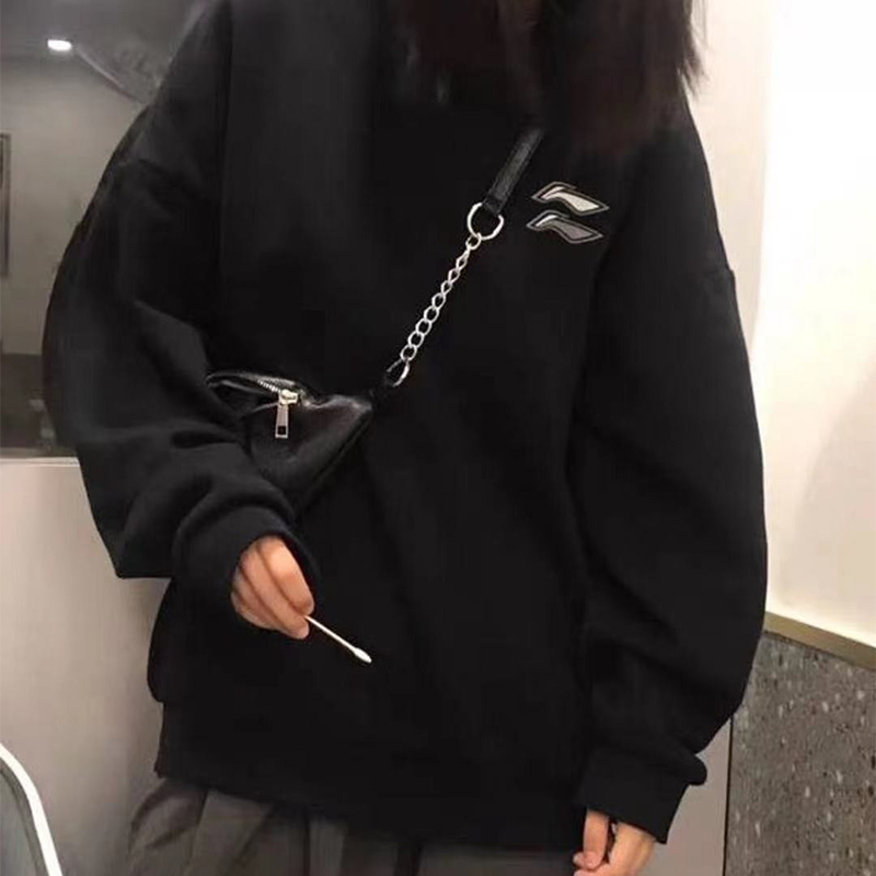 Li Ning Yuan Li Li Li Li Li Yuan Li-collar Couple with the same Fall Couple Long sleeve plus sports tops