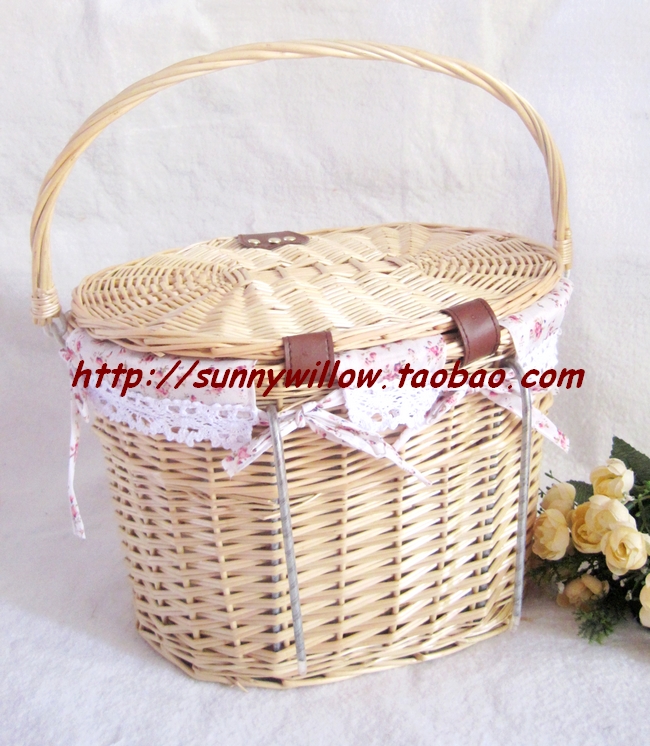 Panier pour vélo SUNNY WILLOW en vigne - Ref 2268378 Image 12