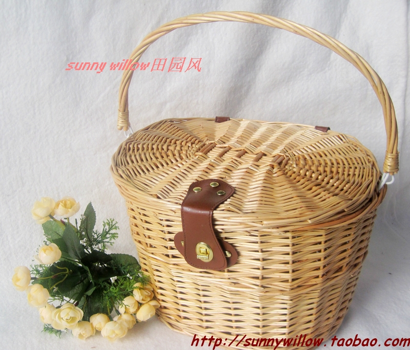 Panier pour vélo SUNNY WILLOW en vigne - Ref 2268378 Image 6