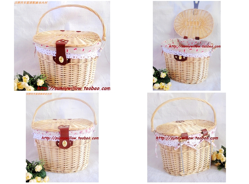 Panier pour vélo SUNNY WILLOW en vigne - Ref 2268384 Image 16