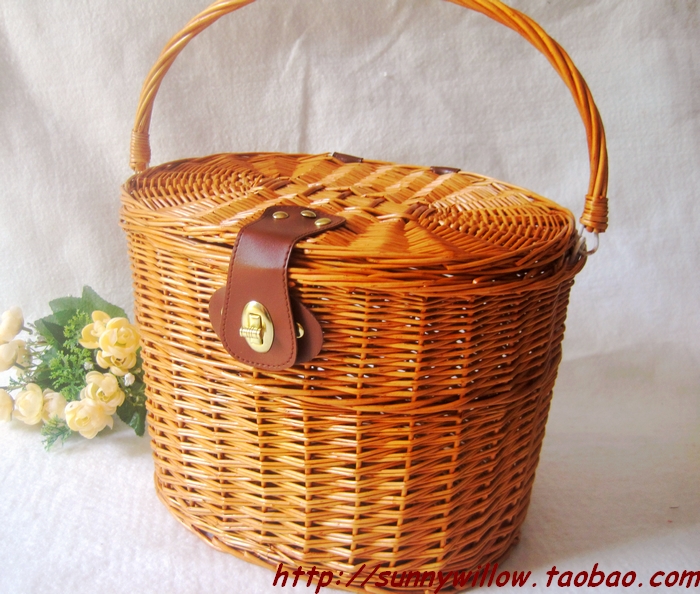 Panier pour vélo SUNNY WILLOW en vigne - Ref 2268384 Image 8