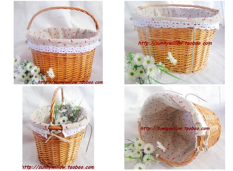 Panier pour vélo SUNNY WILLOW en vigne - Ref 2268379 Image 22