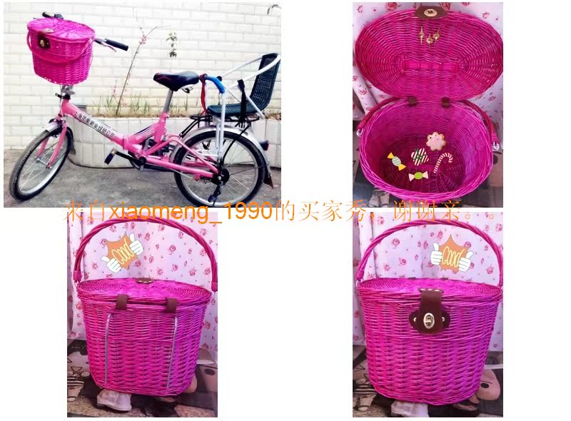 Panier pour vélo SUNNY WILLOW en vigne - Ref 2268384 Image 21