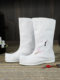 ເກີບໃຫມ່ໄວຫນຸ່ມສະບູເກີບຜູ້ຊາຍຈີນ Wedding Round Robe ຕົ້ນສະບັບເພງແລະ Ming Dynasty ເກີບຜູ້ຊາຍຄລາສສິກເຕັ້ນ Upturned Toe Boots