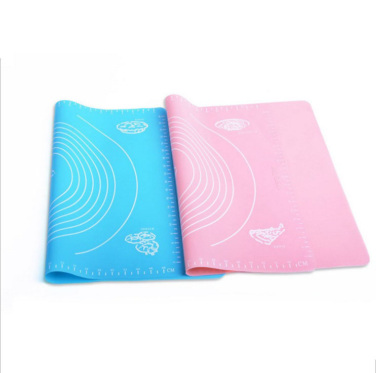 Large size silicone mat kneading mat case plate operating table with scale thickened non-stick baking tool-Taobao