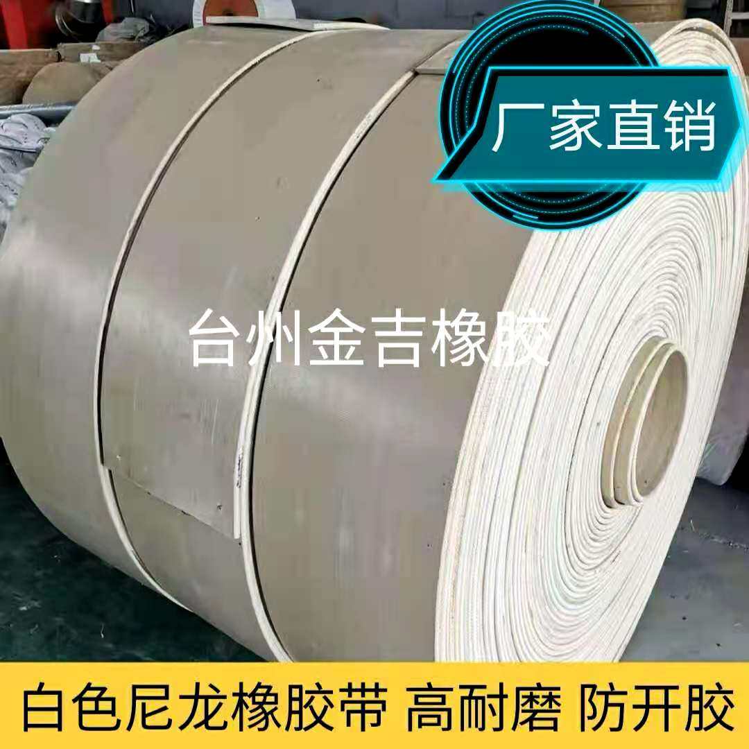Abrasion-proof white nylon lift with white conveyor belt white conveyor belt white lifter belt