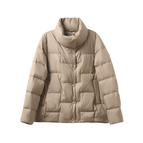 JOLIMENT Белый зимний пуховик, бархатная куртка, свободный крой, подходит для подростков, утиный пух