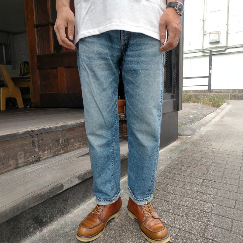 [in Stock] Warehouse Warehouse Washed Vintage Jeans Men's Pants Lot 2Nd-Hand 1105 Light