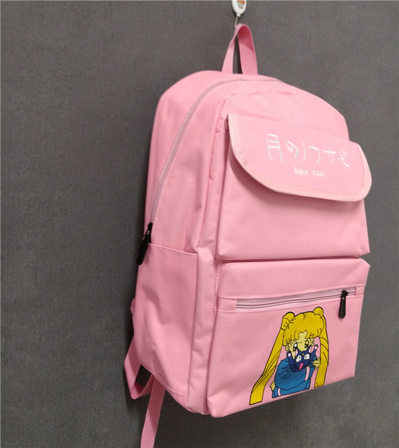 Harajuku ulzzang phim hoạt hình retro trẻ con mềm mại balo nam đi làm