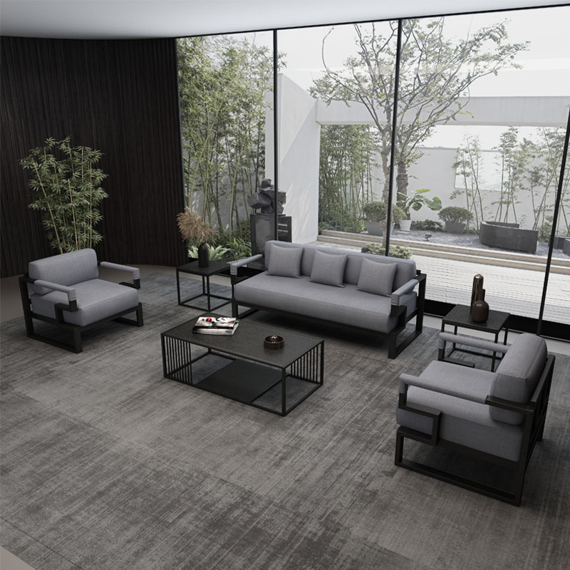 Custom-made office sofa sofa coffee table office reception sofa