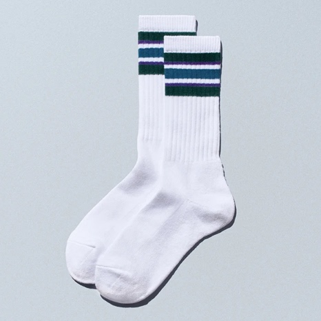 Japan's Familymart Convenience Store Hasegawa 26 Autumn Colors Soft Silver Eagle Team 26Fujirock Long Socks and Square Scarf Japan's Familymart Convenience Store Hasegawa 26 Autumn Colors Soft Silver Eagle Team 26Fujirock Long Socks and Square Scarf