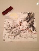 Calligraphy and painting Chinese painting work Snow to find plum Chinese painting freehand painting without mounting