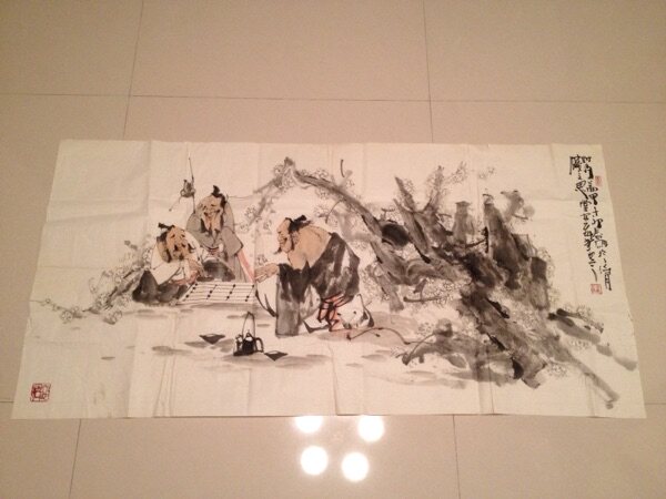 Calligraphy and painting of the Chinese painting 