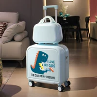 Монетный зеленый динозавр мать и детская коробка