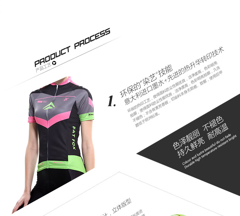 Tenue de cyclisme mixte BATFOX - Ref 2208790 Image 9