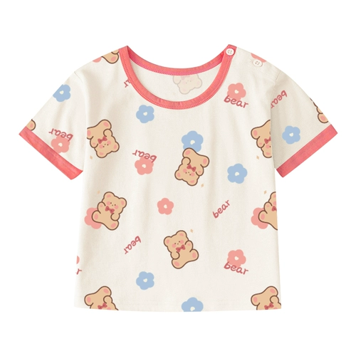 Летняя хлопковая детская тонкая футболка с коротким рукавом для мальчиков, летняя одежда