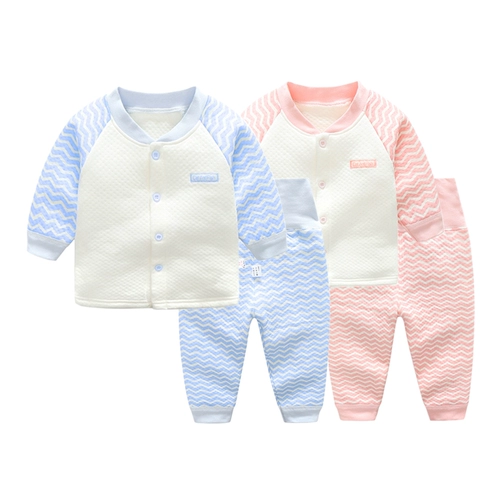 Детское удерживающее тепло нижнее белье подходит для мужчин и женщин, бандаж пупочный, хлопковый детский комплект, стеганое зимнее термобелье, высокая талия