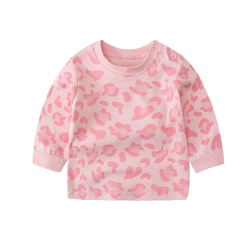 Удерживающий тепло детский лонгслив для девочек, хлопковое нижнее белье, термобелье, осенний, 0-5 лет