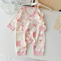 *Meng Strawberry Bear Spring и осень расчесал чистый хлопок