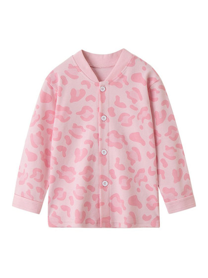 女宝宝秋季纯棉开衫上衣儿童0-5岁洋气长袖秋衣婴儿小童外穿秋装