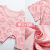 Детское хлопковое боди для девочек, тонкая пижама для новорожденных