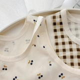 Детский комбинезон, хлопковый костюм мальчика цветочника, жилет, летнее тонкое боди для девочек для новорожденных, городской стиль