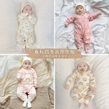 Детский лонгслив, боди, хлопковая детская демисезонная осенняя пижама для новорожденных, осенний