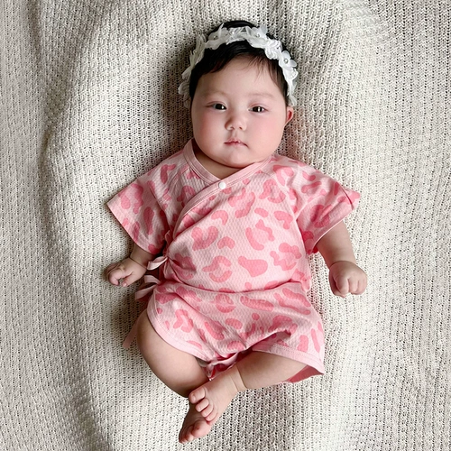 Детское хлопковое боди для девочек, тонкая летняя одежда для новорожденных