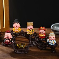 6 Fang Wealth God Fairy Ornaments Creative Ornaments Porch TV Cabinet Shop Opening