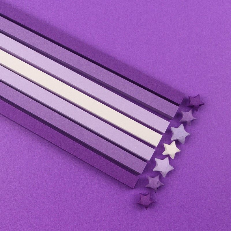 Good table friends * gradual color lucky star make a wish origami paper five-pointed star color paper diy small star long paper