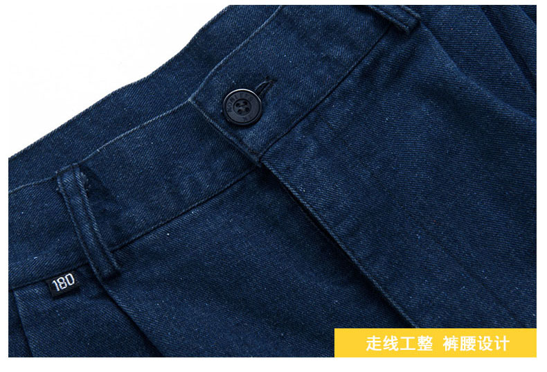 Mùa xuân và mùa thu mùa đông dày denim thợ hàn nam thiết lập Điện hàn than khai thác ngầm đồng phục công việc lỏng lẻo mặc các kiểu đồ bộ mặc ở nhà đẹp