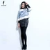 Màu tím Hoàng đế Shahe Thời trang nữ Vòng cổ Mane Áo khoác lông ngắn SD886 - Faux Fur áo cổ lông Faux Fur
