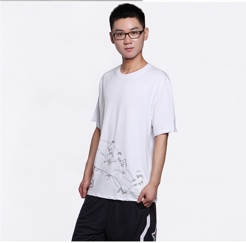Sibot hè mới 24 áo thun cotton ngắn tay áo thun thể thao rộng rãi tay ngắn rộng cỡ lớn áo thun thể thao nam - Áo phông thể thao áo tank top