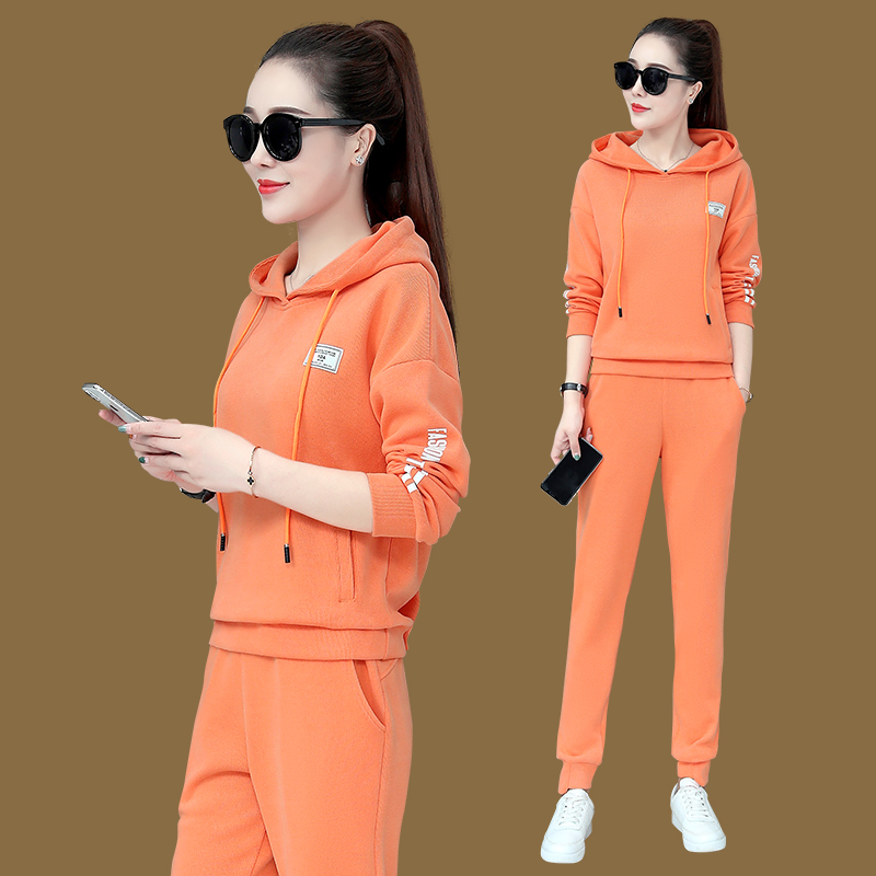 Sportswear Suit Women 2022 Spring New Fashion Tandem Hat Sportswear Spring Autumn Two Sets Korean Version Loose Casual Clothing