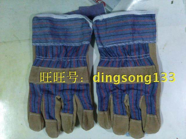 Short Welding Gloves Pigskin Gloves Protective Gloves Work Work Gloves Power Tool Gloves