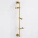 Light luxury all-copper clothes hanger, wall-mounted coat rack, personalized creative clothes hook, no punching, bedroom clothes hook