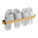 Bathroom slipper rack wall-mounted punch-free storage rack household bathroom door behind toilet drain storage rack