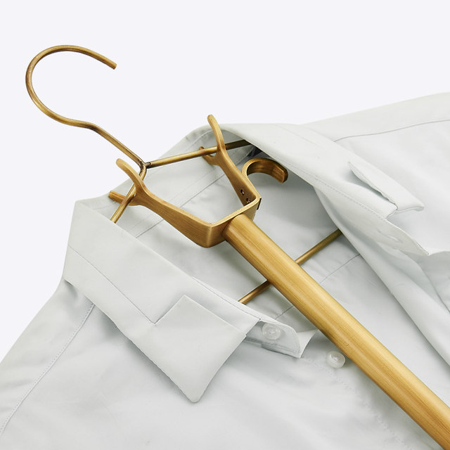 Clothes pole, household clothes drying pole rack, clothes picking pole, light luxury extended clothes fork, clothes hanging clothes drying pole fork