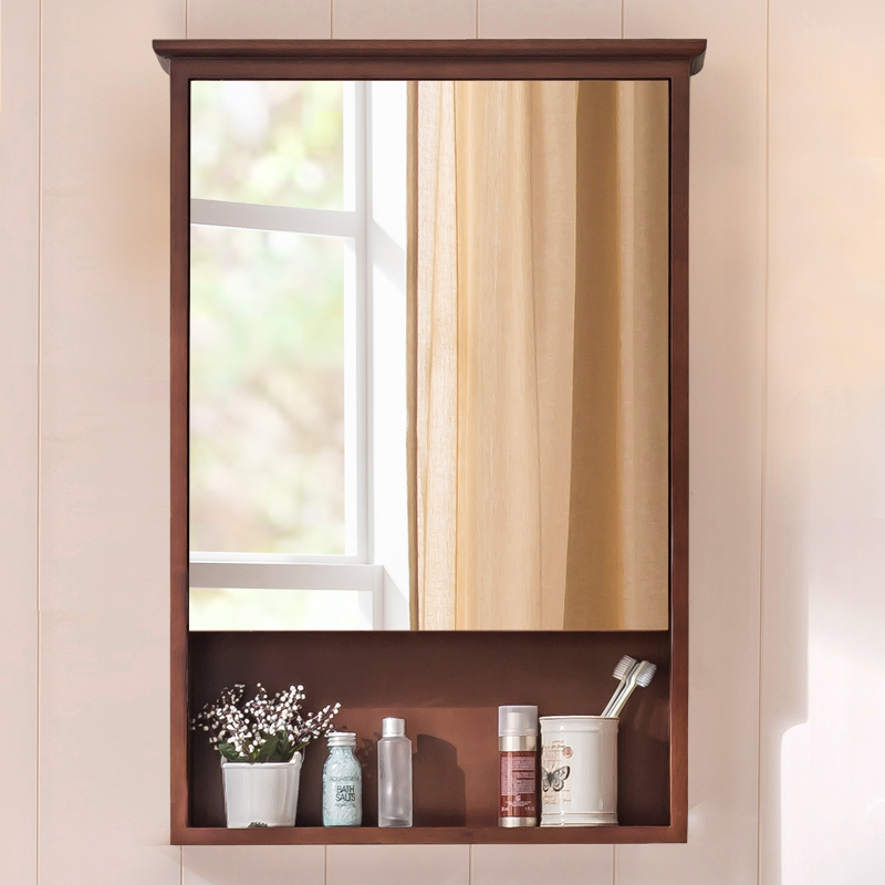 Usd 166 79 American Bathroom Mirror Cabinet Box Solid Wood Lightbox Moreview Prevnext American Bathroom Mirror Cabinet Box Solid Wood