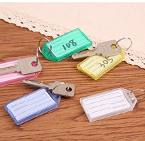 Home flip key card Hotel Classification Card hotel tag color card hand-to-hand luggage sorting key chain