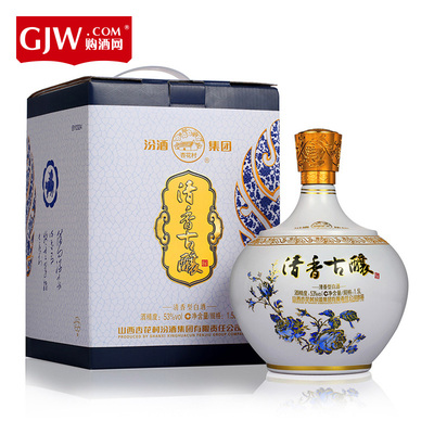 汾酒 清香古酿 53度清香型白酒1500ml
